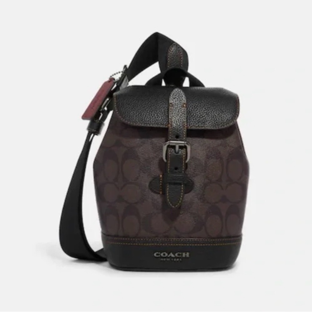 Coach Hudson Black and Brown Men's Bag